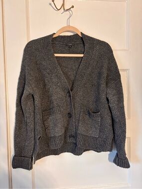 J Crew Wool Blend Cardigan Sweater